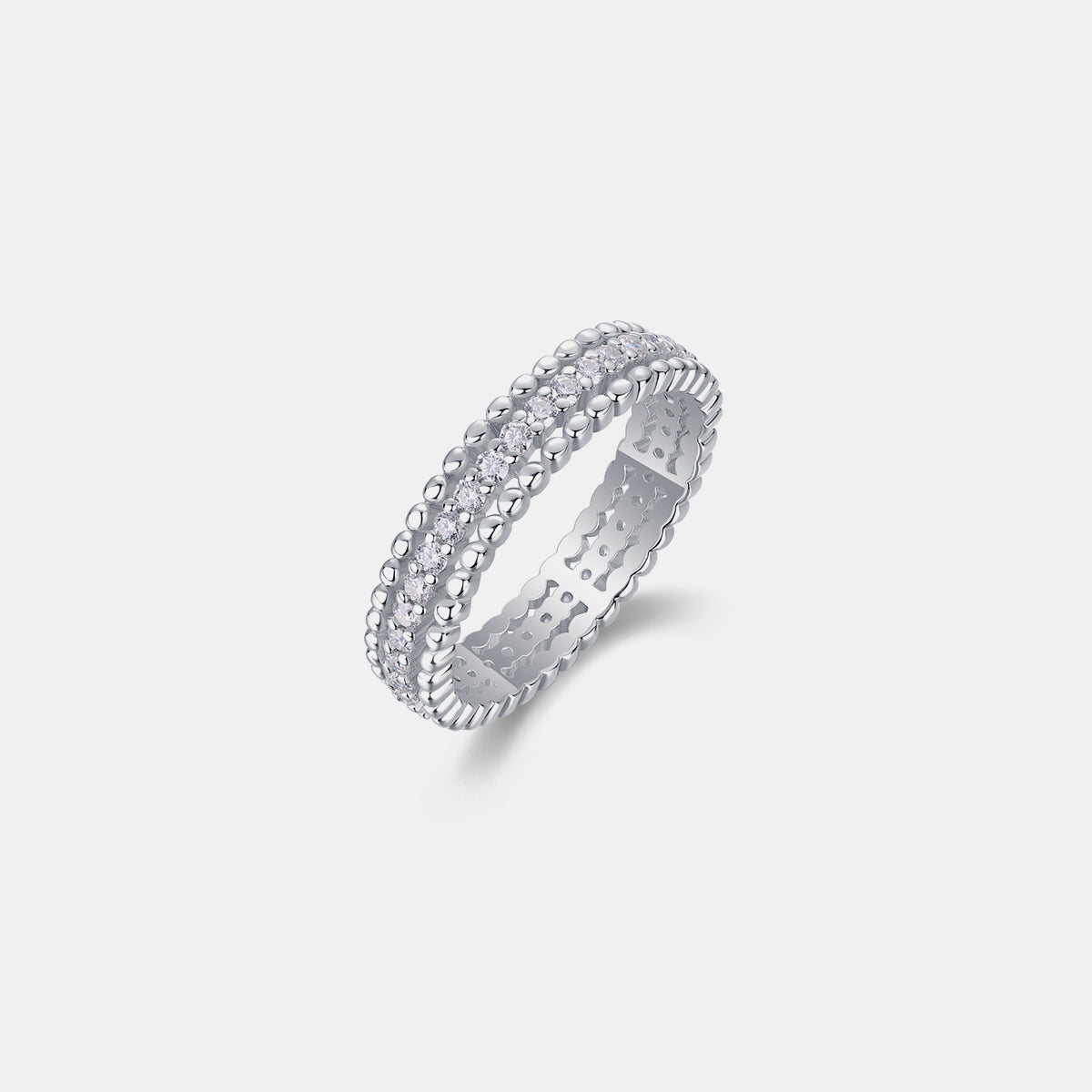Moissanite 925 Sterling Silver Ring - felvior