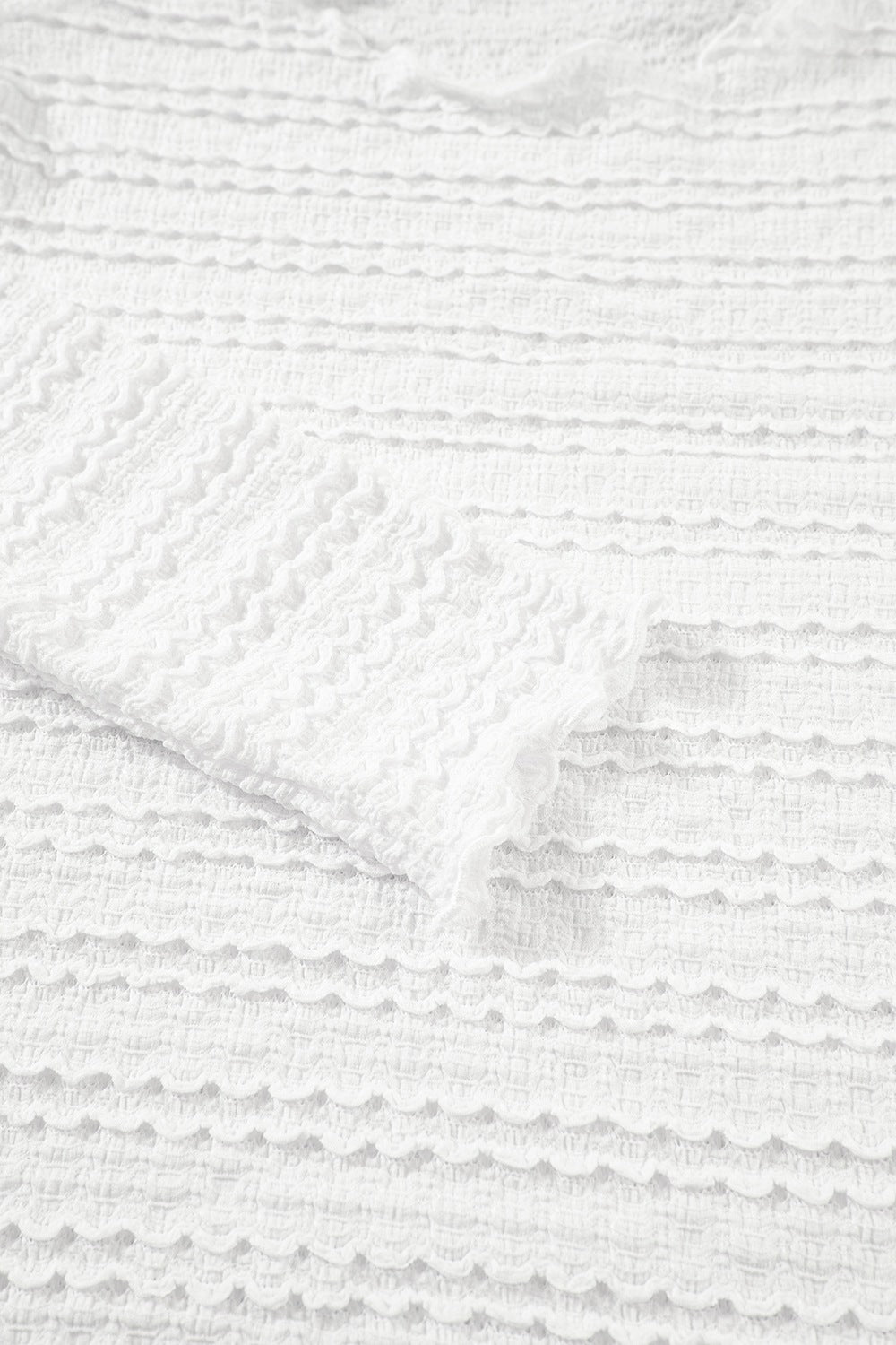 Long Sleeve Jacquard Slim Top - felvior