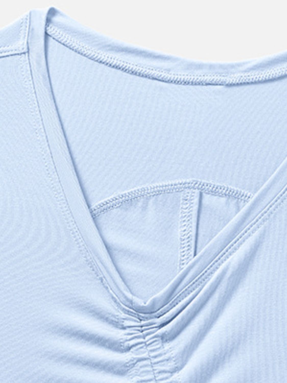 Millennia Drawstring Ruched Wide Strap Active Tank - felvior