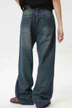 Men's Mid Rise Straight Leg Jeans