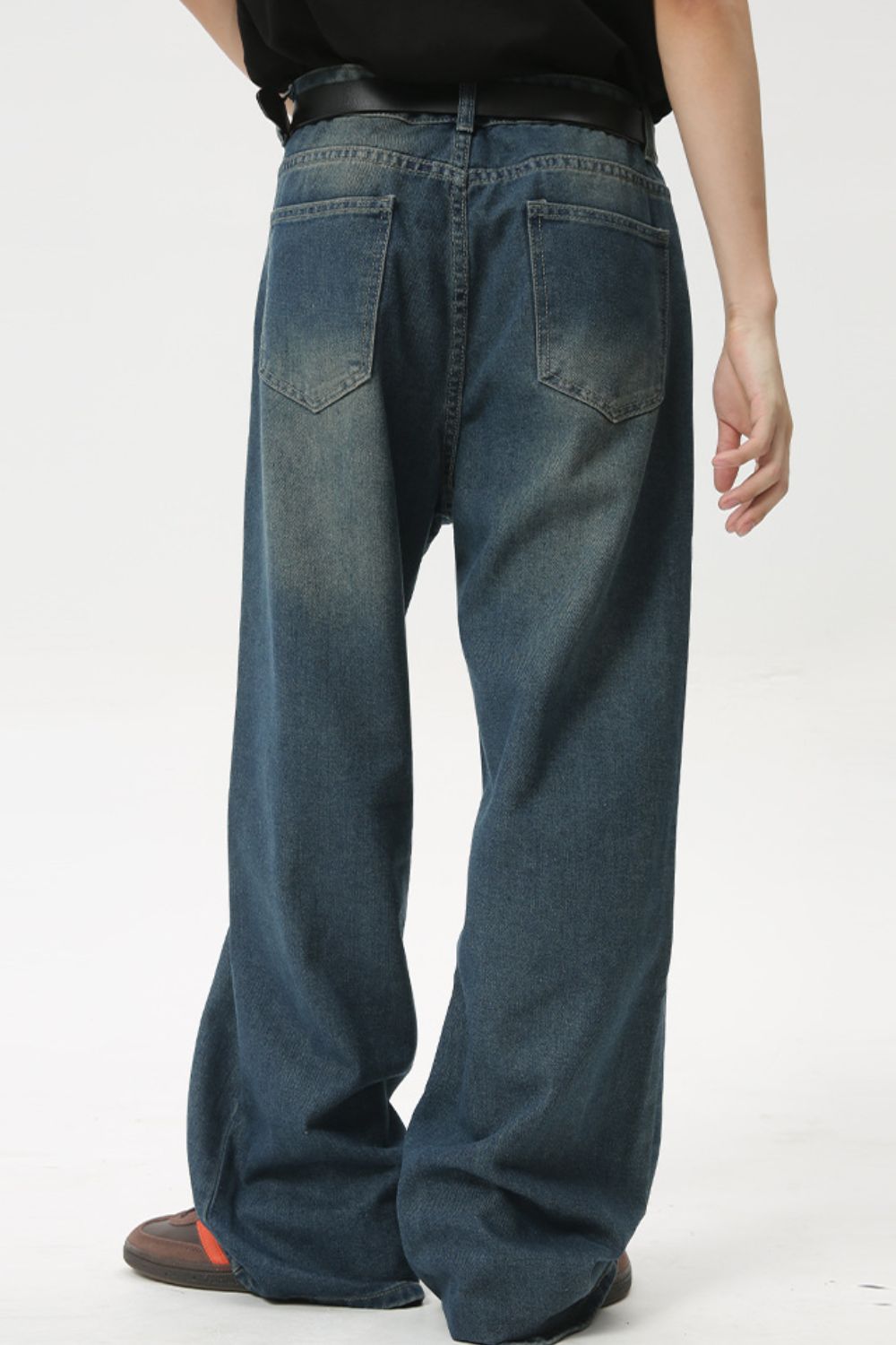 Men's Mid Rise Straight Leg Jeans