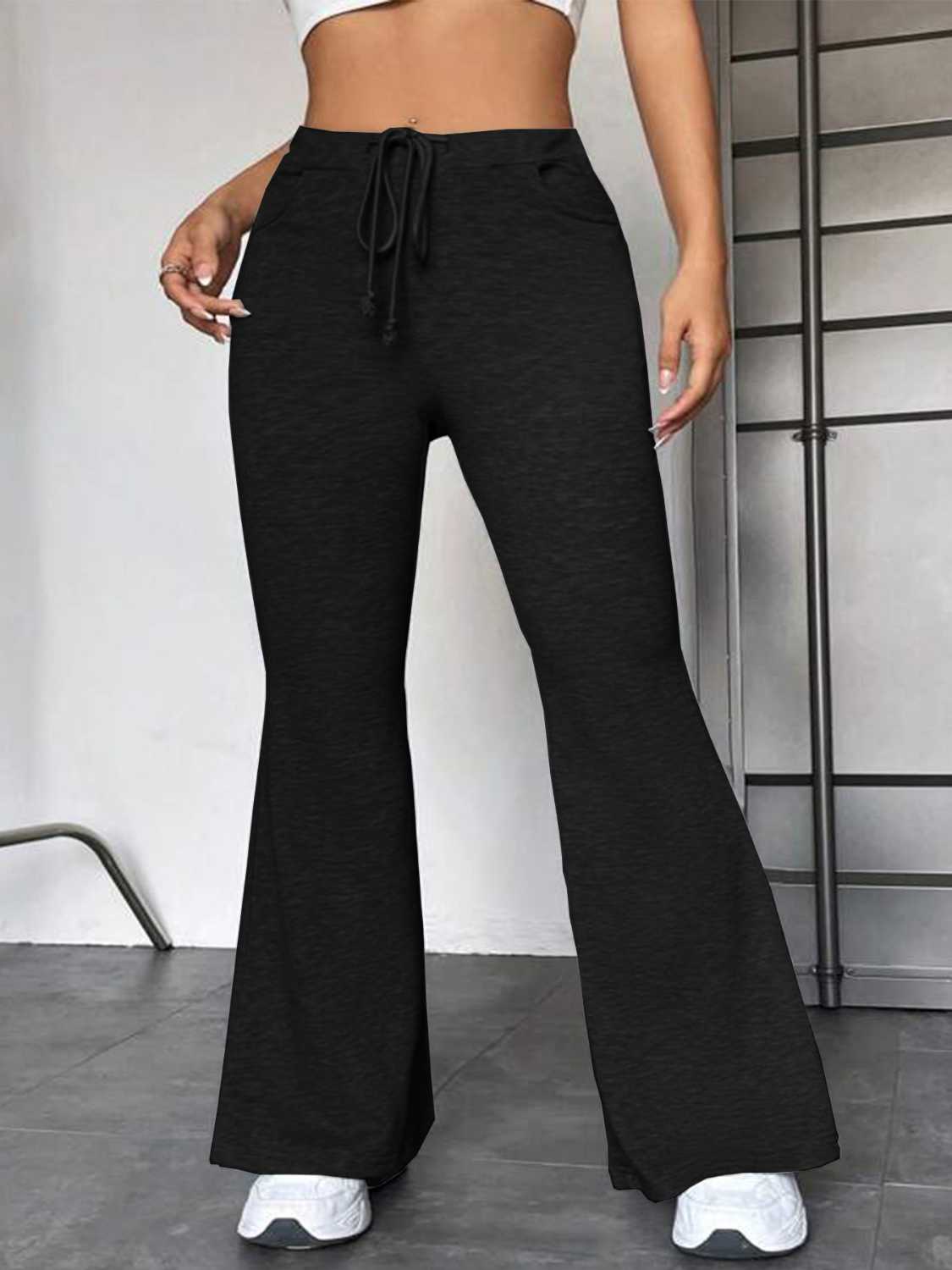 Drawstring Sweatpants with Pockets - felvior