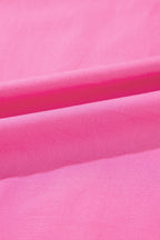 Shirred Tie Neck Ruffled Cap Sleeve Blouse