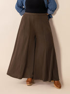 Plus Size Wide Leg Pants with Pockets
