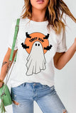 Full Size Ghost Round Neck Short Sleeve T-Shirt - felvior