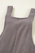 Corded Adjustable Straps Wide Leg Loose Overalls