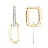 925 Sterling Silver Moissanite Earrings - felvior