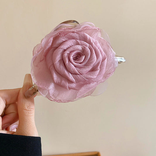 Flower Acrylic Hair Claw Clip - felvior