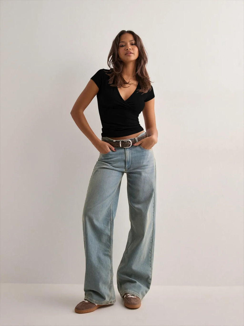 Surplice Short Sleeve T-Shirt