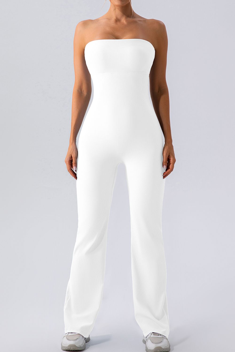 Sleeveless Straight Active Jumpsuit - felvior