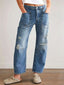 Distressed Jeans with Pockets
