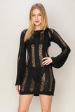 HYFVE Backless Cover Up Mini Dress - felvior