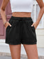 Florira Texture Drawstring Shorts