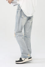 Men's Distressed Slit Jeans