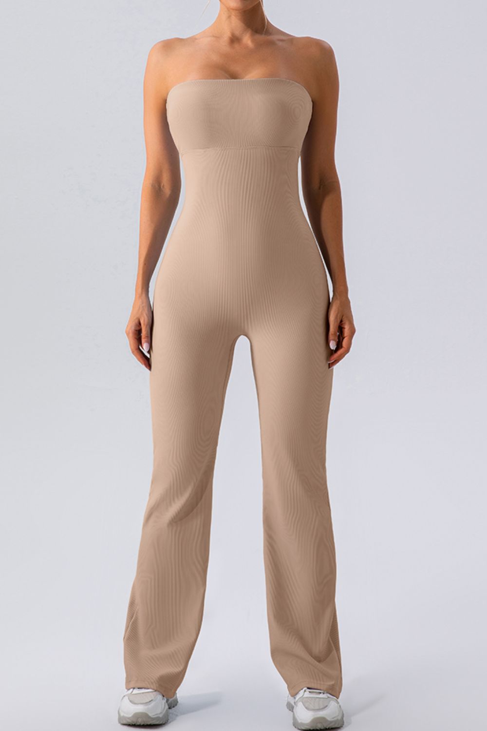 Sleeveless Straight Active Jumpsuit - felvior