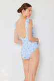 Marina West Swim Full Size Float Ruffle Faux Wrap One-Piece Swimsuit - felvior