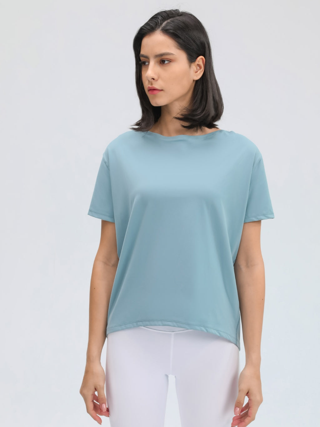 Millennia Round Neck Short Sleeve Active T-Shirt