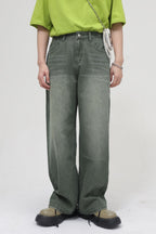 Men's Wide Straight Leg Jeans