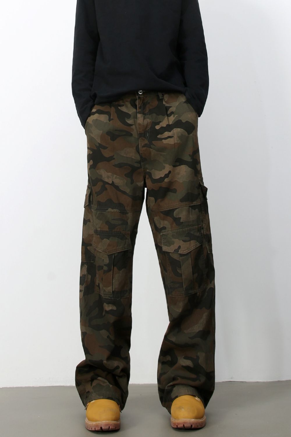 Men's Camouflage Loose Fit Jeans
