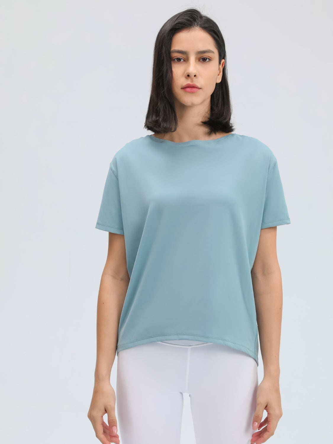 Millennia Round Neck Short Sleeve Active T-Shirt