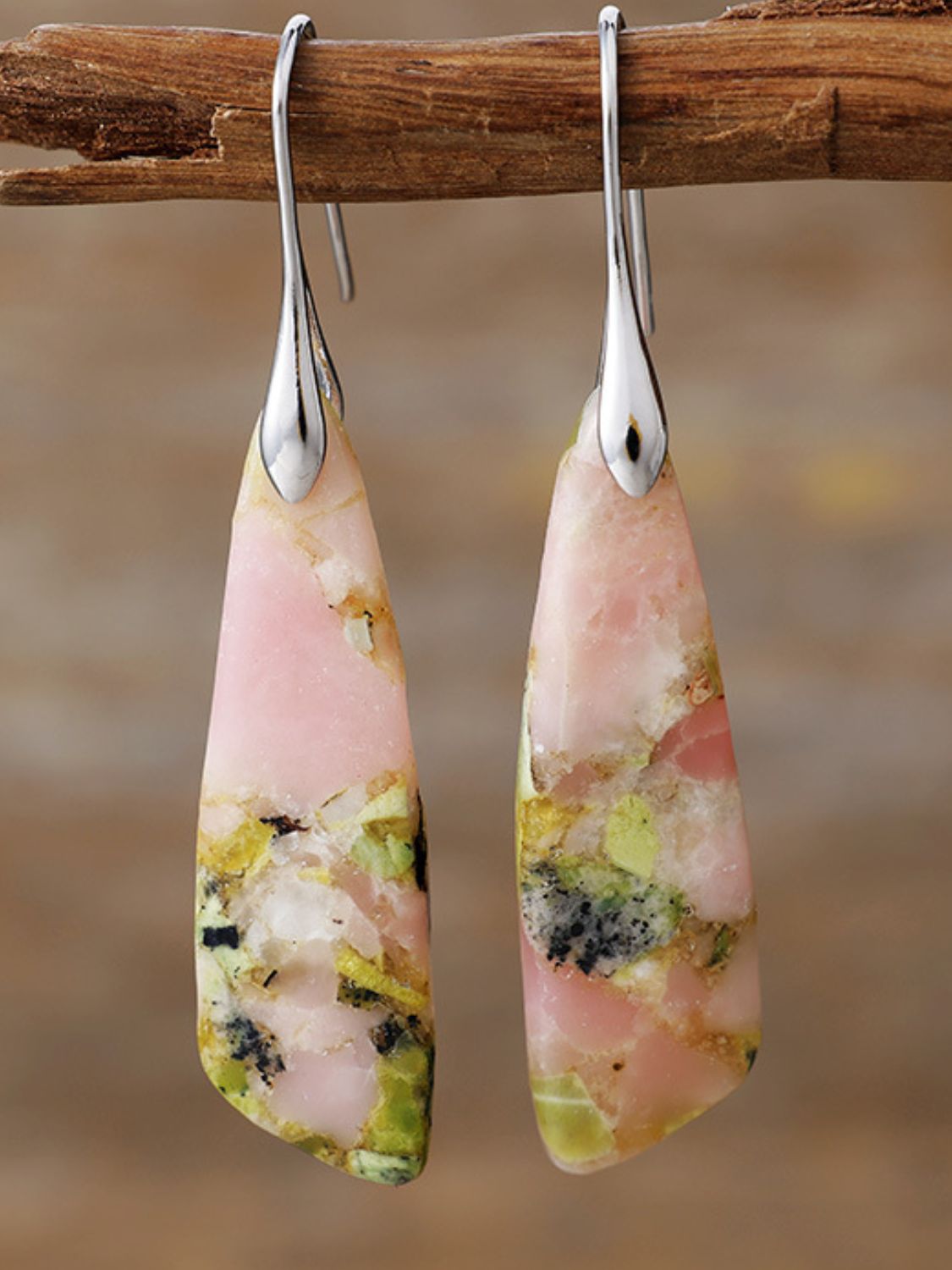 Geometrical Shape Dangle Earrings - felvior