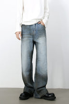 Men's Loose Jeans with Pockets