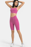 Millennia High Waist Biker Shorts with Pockets - felvior