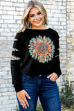 Graphic Leopard Patch Sweatshirt - felvior