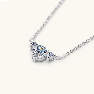 1.2 Carat Moissanite 925 Sterling Silver Necklace - felvior
