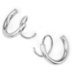 Stainless Steel Spiral Earrings