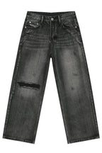 Men's Distressed Jeans with Pockets