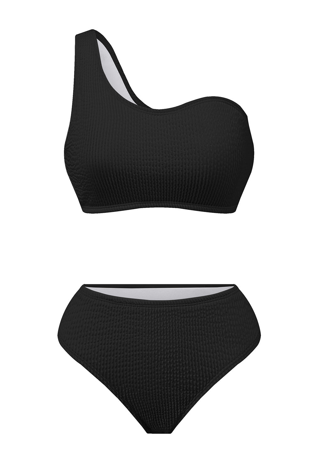 Single Shoulder Bikini Set - felvior