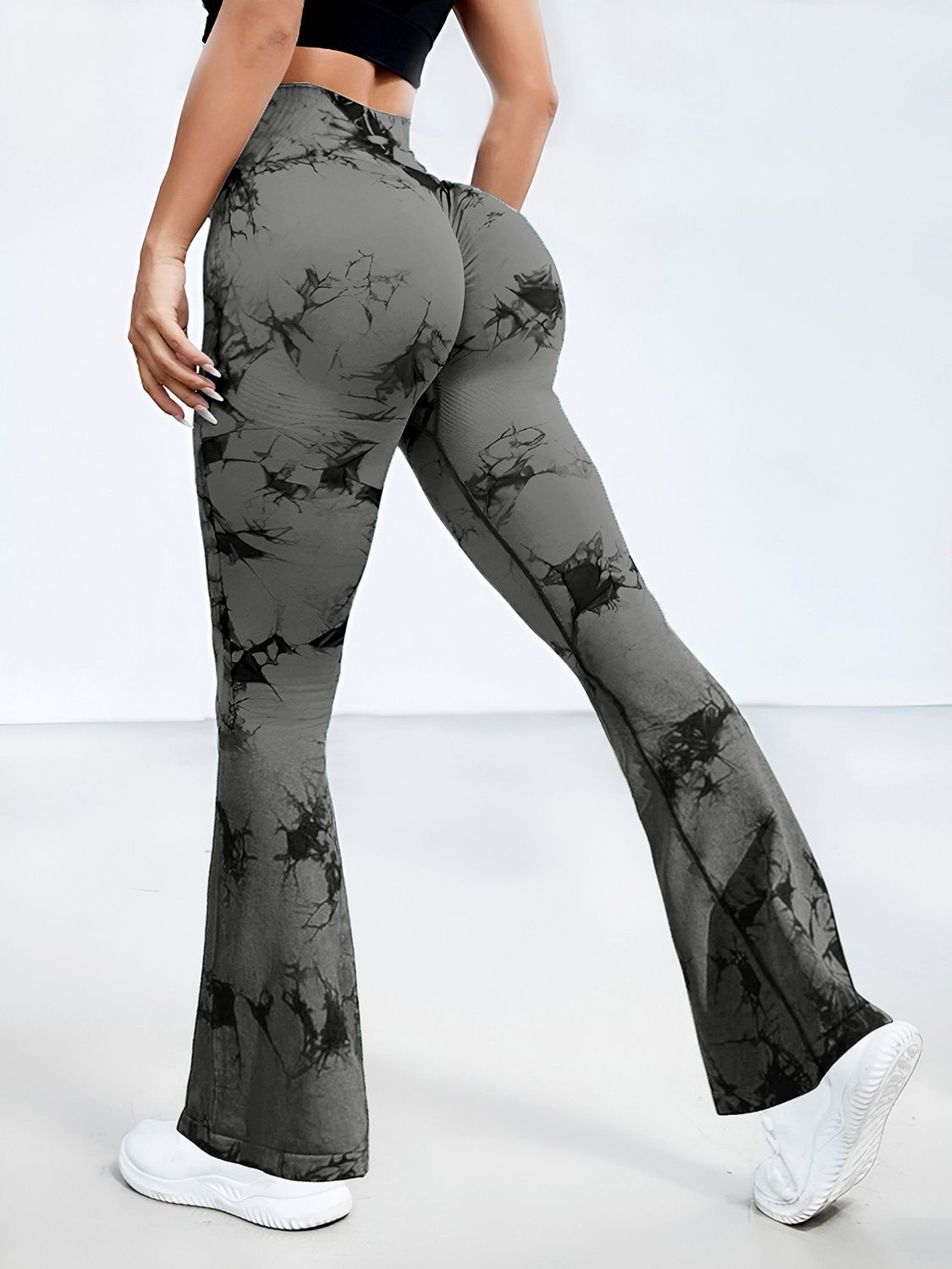 Tie-Dye High Waist Active Leggings - felvior