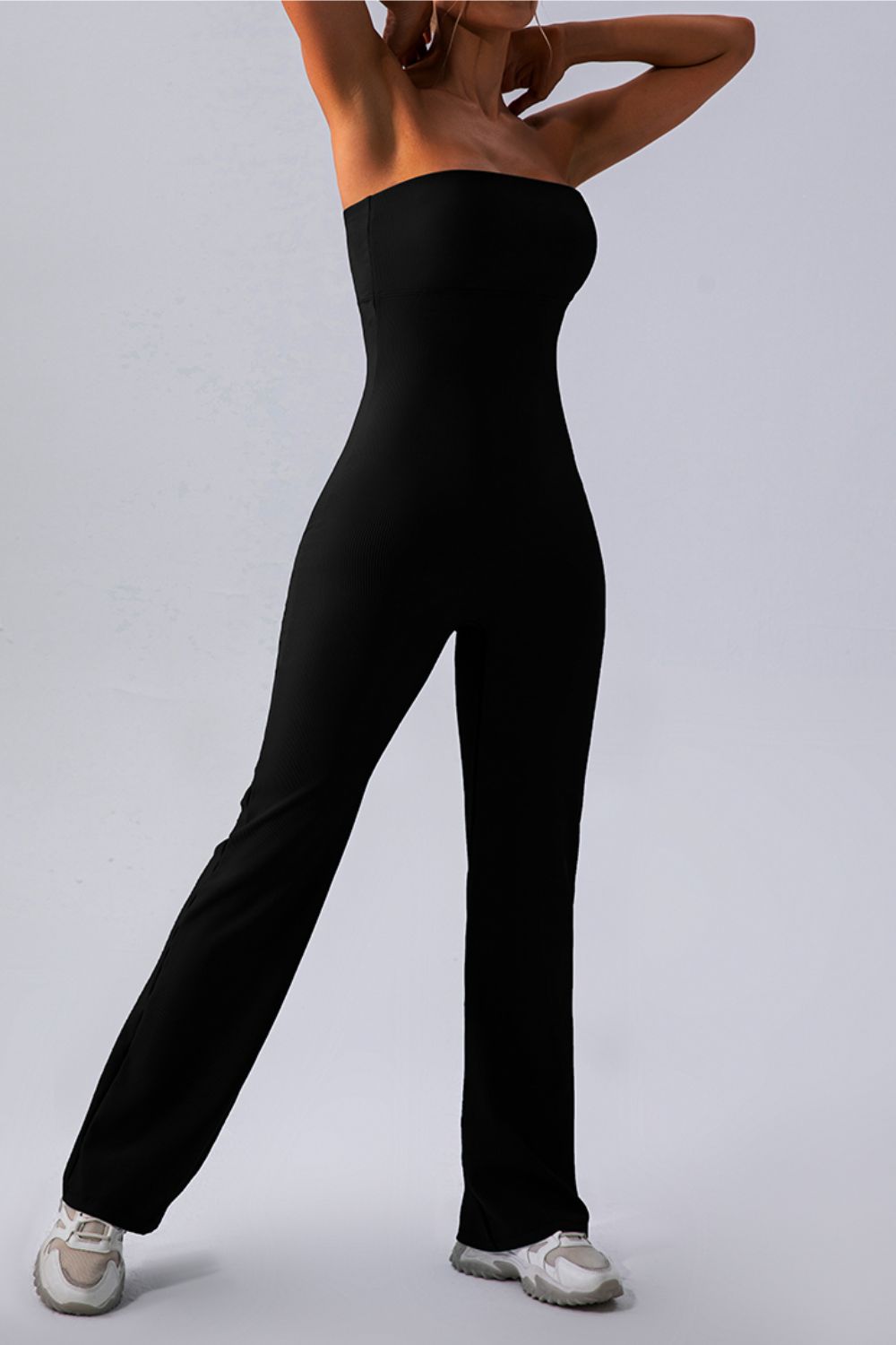 Sleeveless Straight Active Jumpsuit - felvior