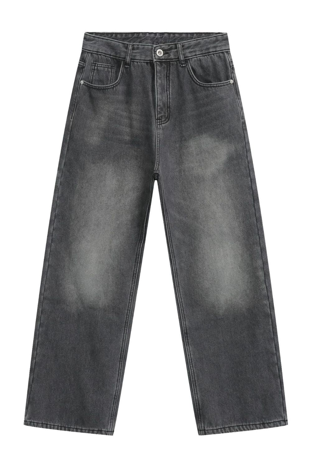 Men's Loose Fit Jeans with Pockets