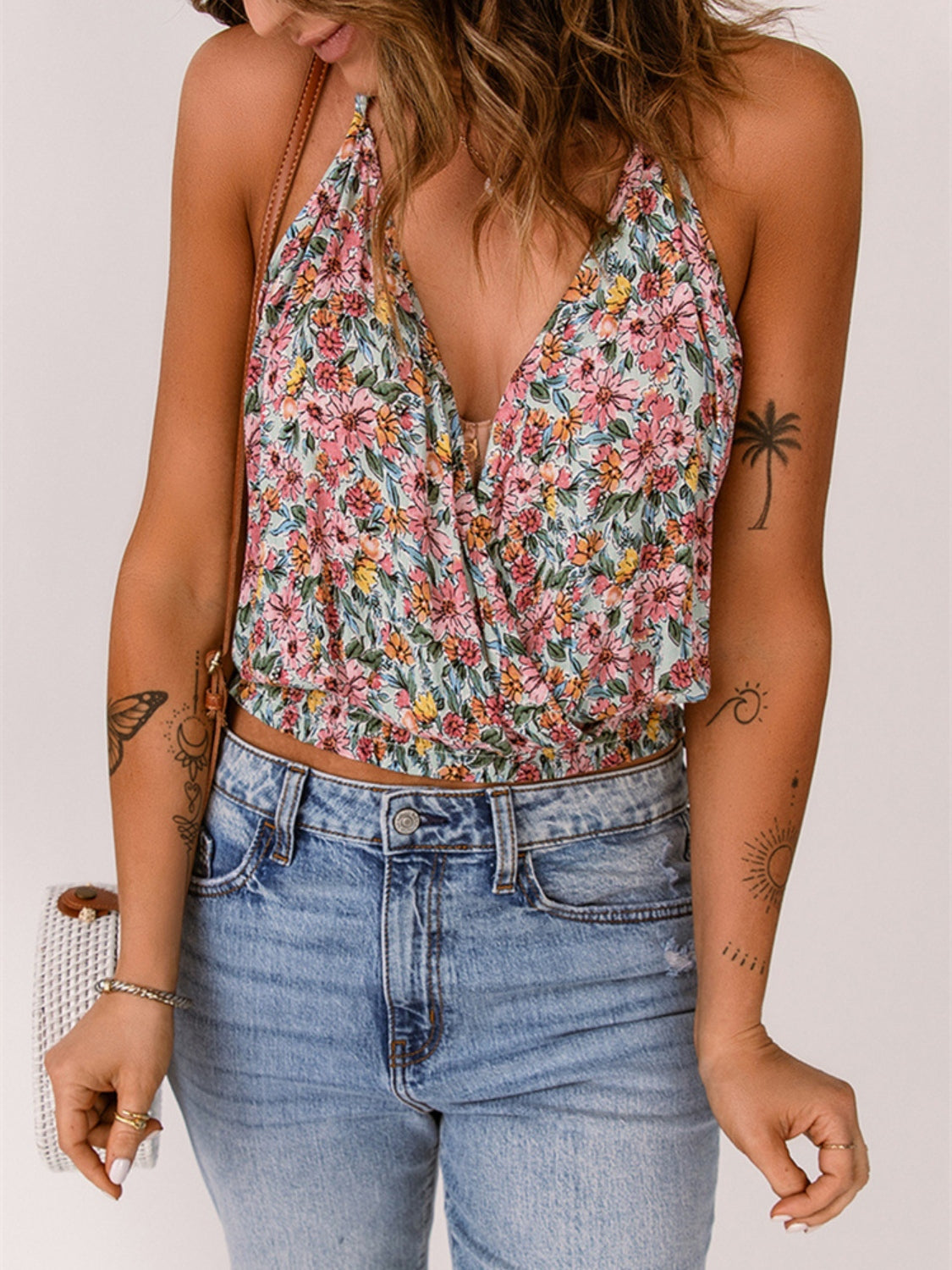 Floral Surplice Cami - felvior