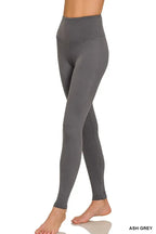 Zenana Premium Microfiber Wide Waistband Leggings