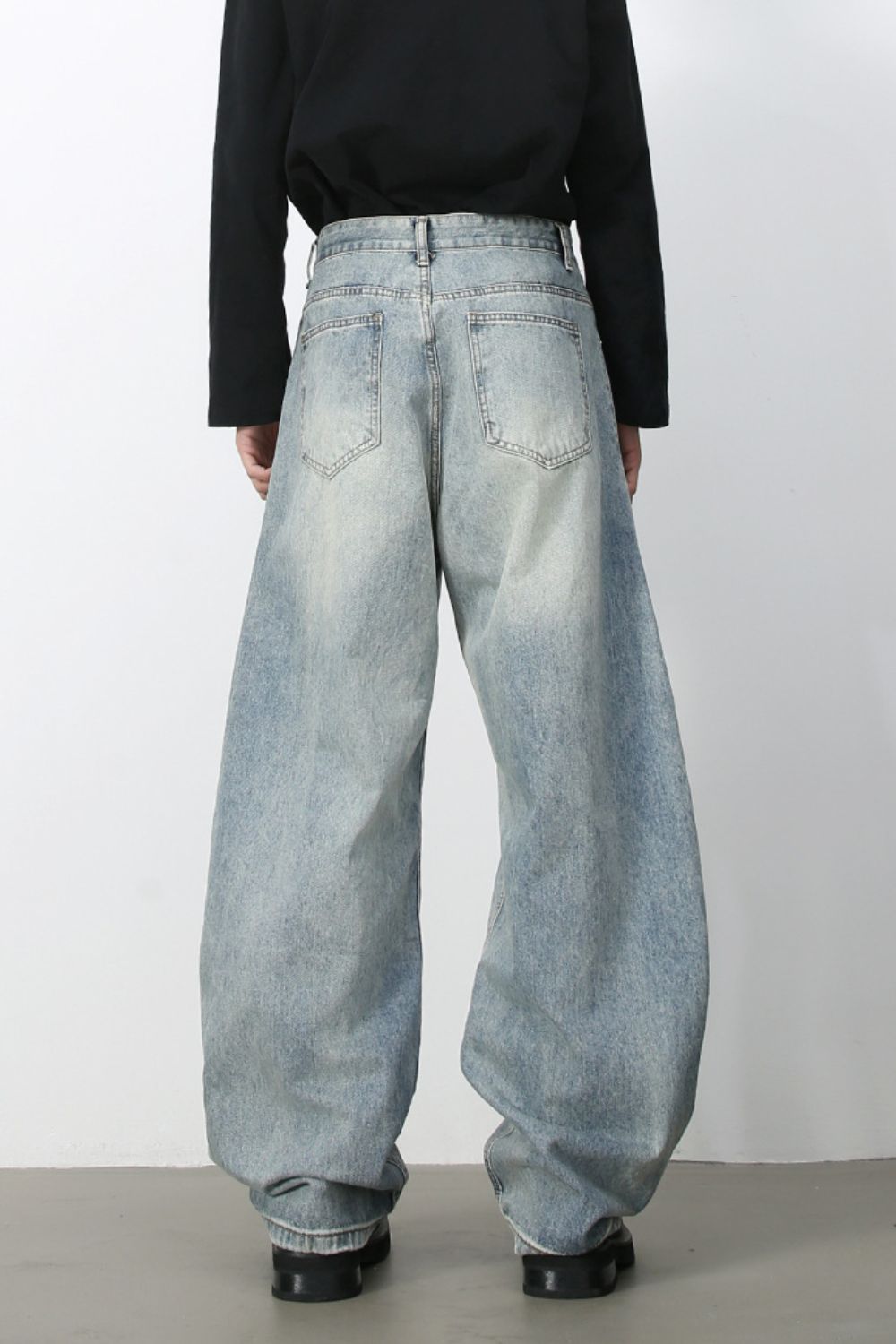 Men's Wide Leg Jeans - felvior
