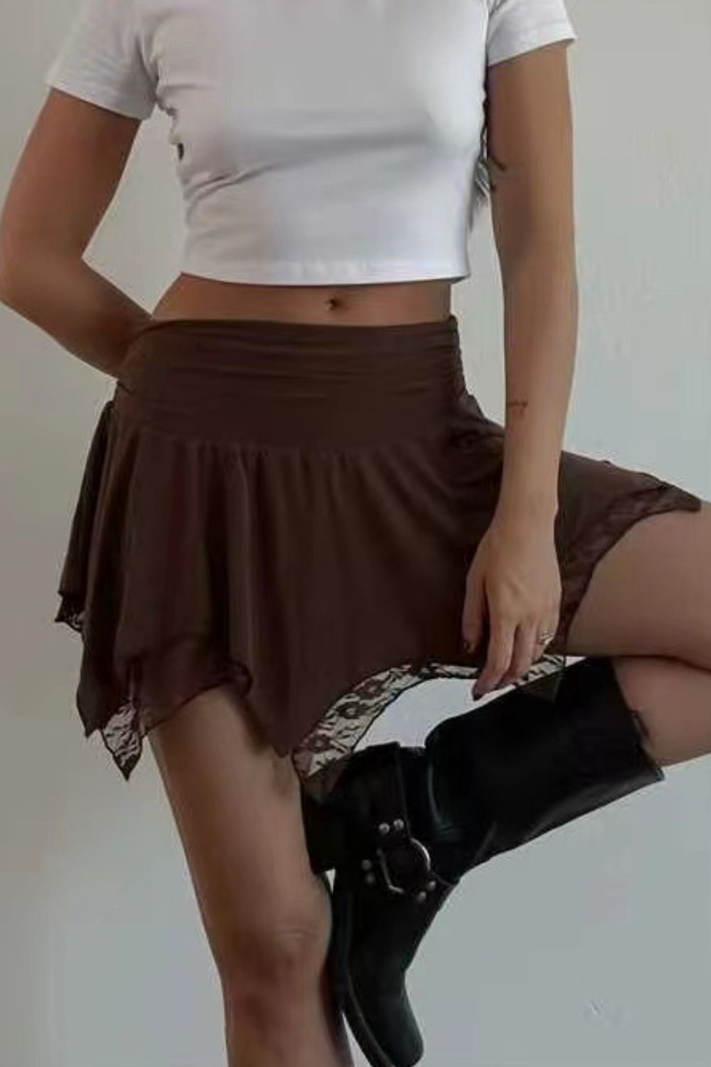 Lace Mini Skirt - felvior