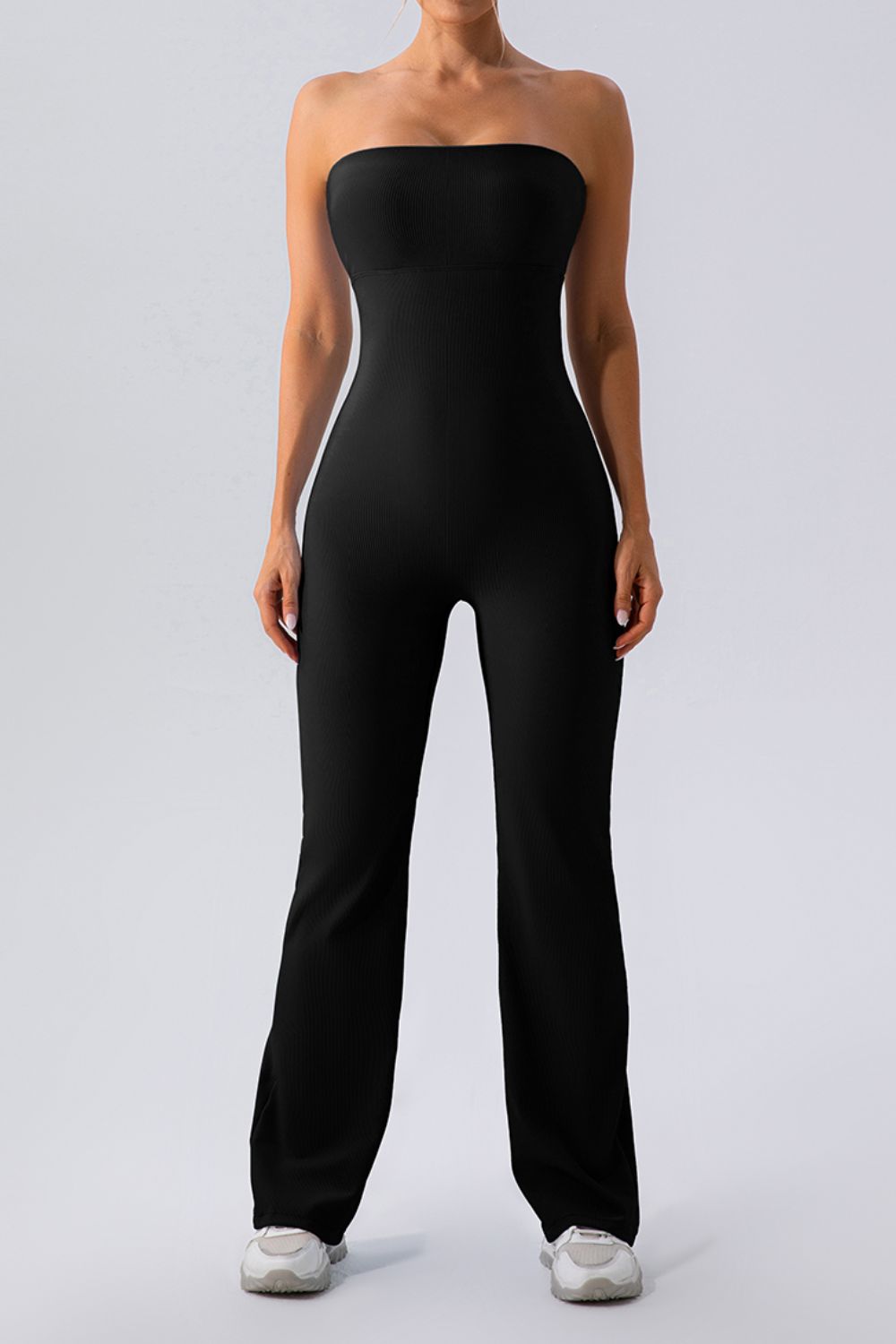 Sleeveless Straight Active Jumpsuit - felvior