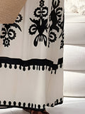 Printed Spaghetti Strap Sleeveless Maxi Dress - felvior