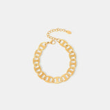 18K Gold-Plated Stainless Steel Chain Bracelet - felvior