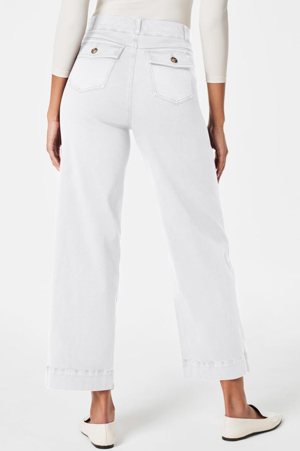 High Waist Jeans with Pockets - felvior