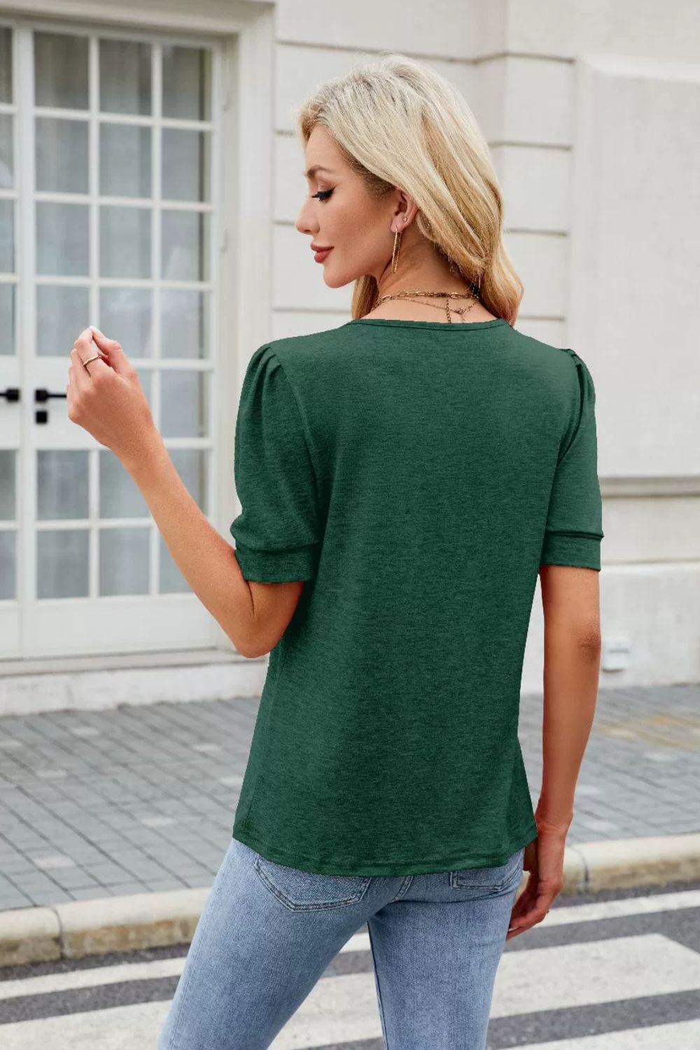 Round Neck Short Sleeve T-Shirt