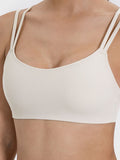 Millennia Scoop Neck Double Strap Active Cami - felvior