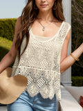 Cutout Wide Strap Cover-Up - felvior