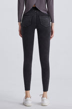 High Waist Cropped Jeans