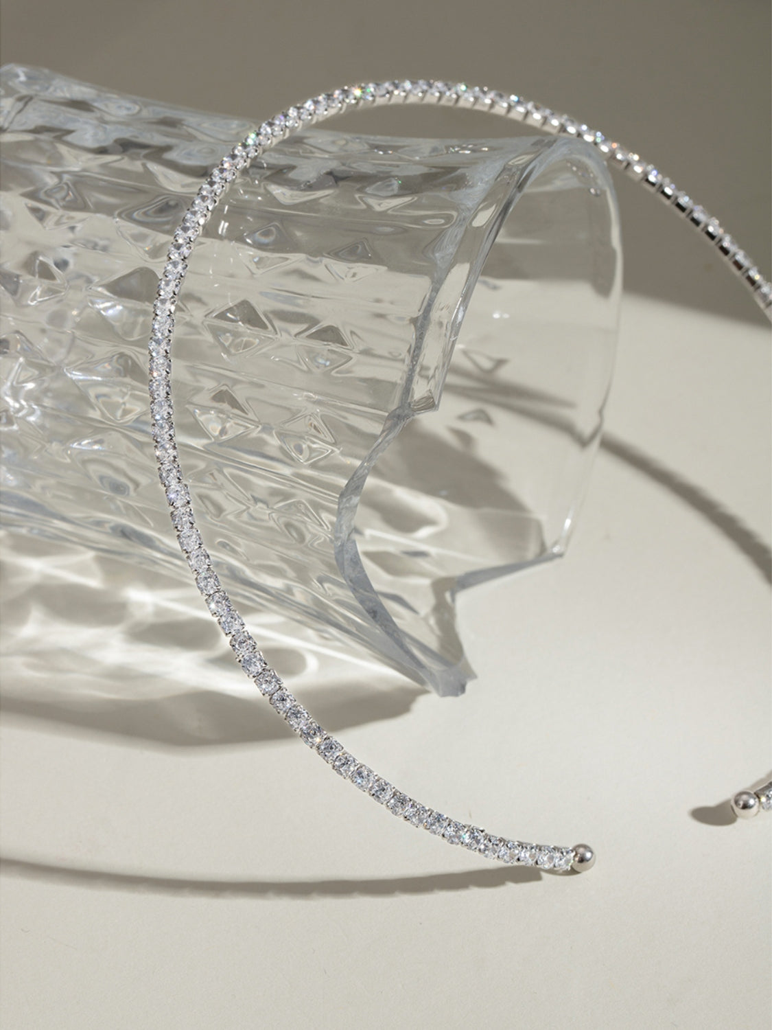 Stainless Steel Inlaid Zircon Necklace - felvior