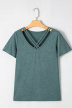V-Neck Short Sleeve T-Shirt
