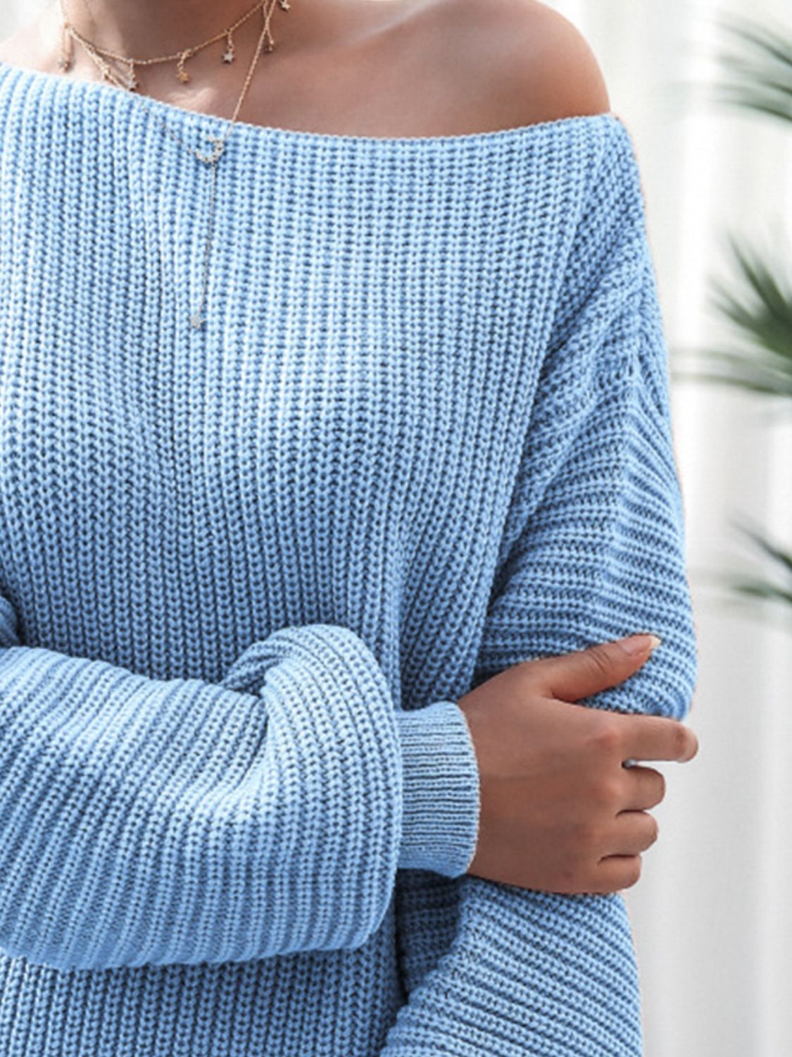 Rib-Knit Mini Sweater Dress - felvior